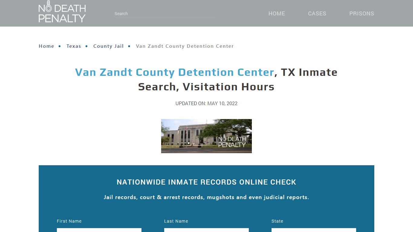 Van Zandt County Detention Center, TX Inmate Search ...